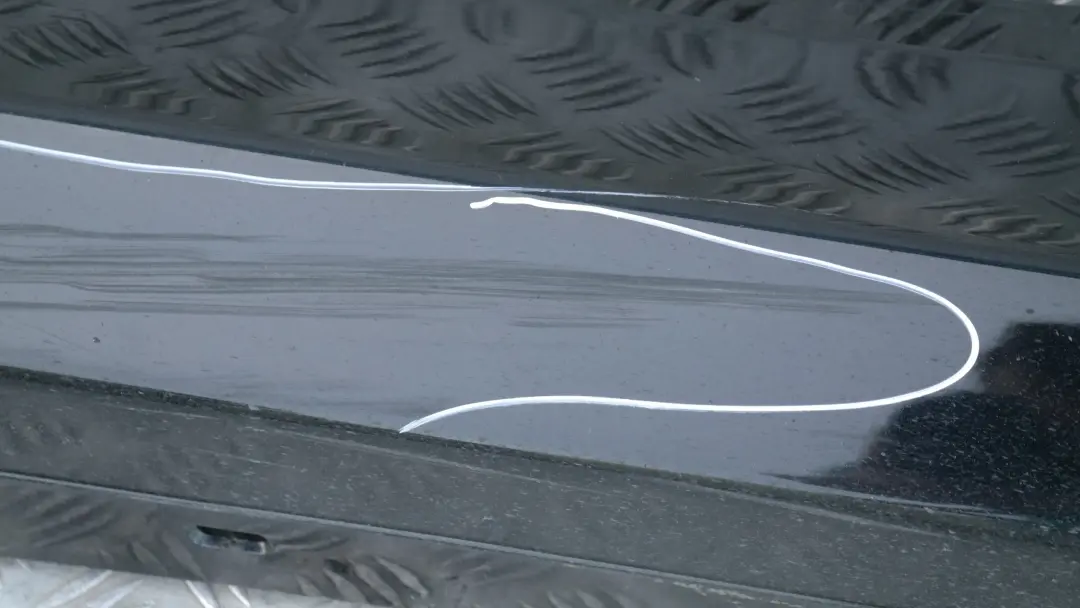 BMW 1 SERIES 5 E87 LCI E87N Sill strip side skirt right O/S Schwarz II Black 2 - SKU 0036144-SCH5 - Part number 51770036144