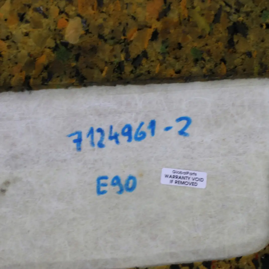 BMW 3 Series E90 2 Rear Window Shelf Grey Grau 5146 - SKU 7124961-2 - Part number 7124961
