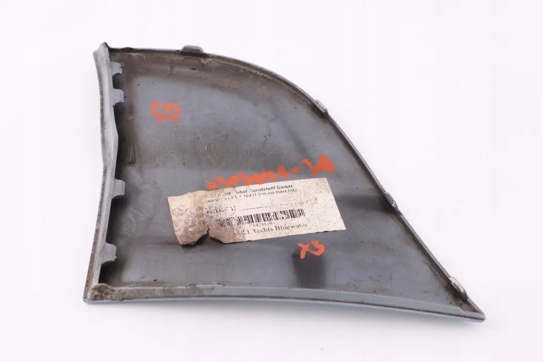 BMW X3 Series E83 Front Right O/S Side Panel Trim Cover Bluewater Metallic Blue - SKU 0303041-WB - Part number 0303041