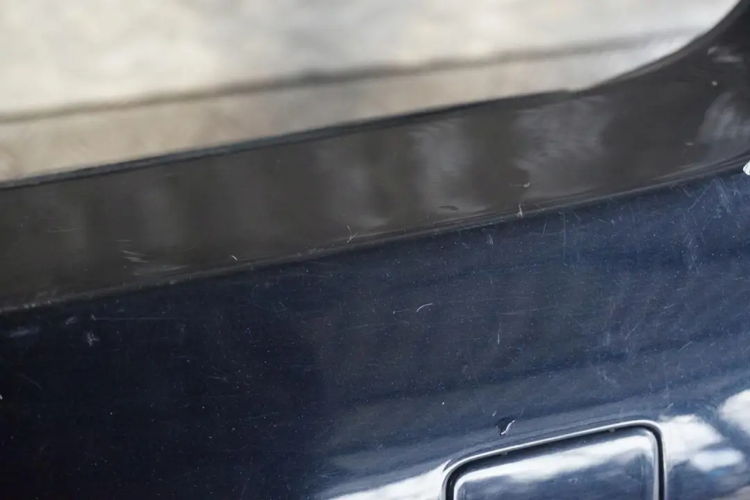 BMW 5 Series E61 Touring M Sport Rear Bumper Panel PDC Carbonschwarz Black - SKU 0394703-CAR - Part number 0394703