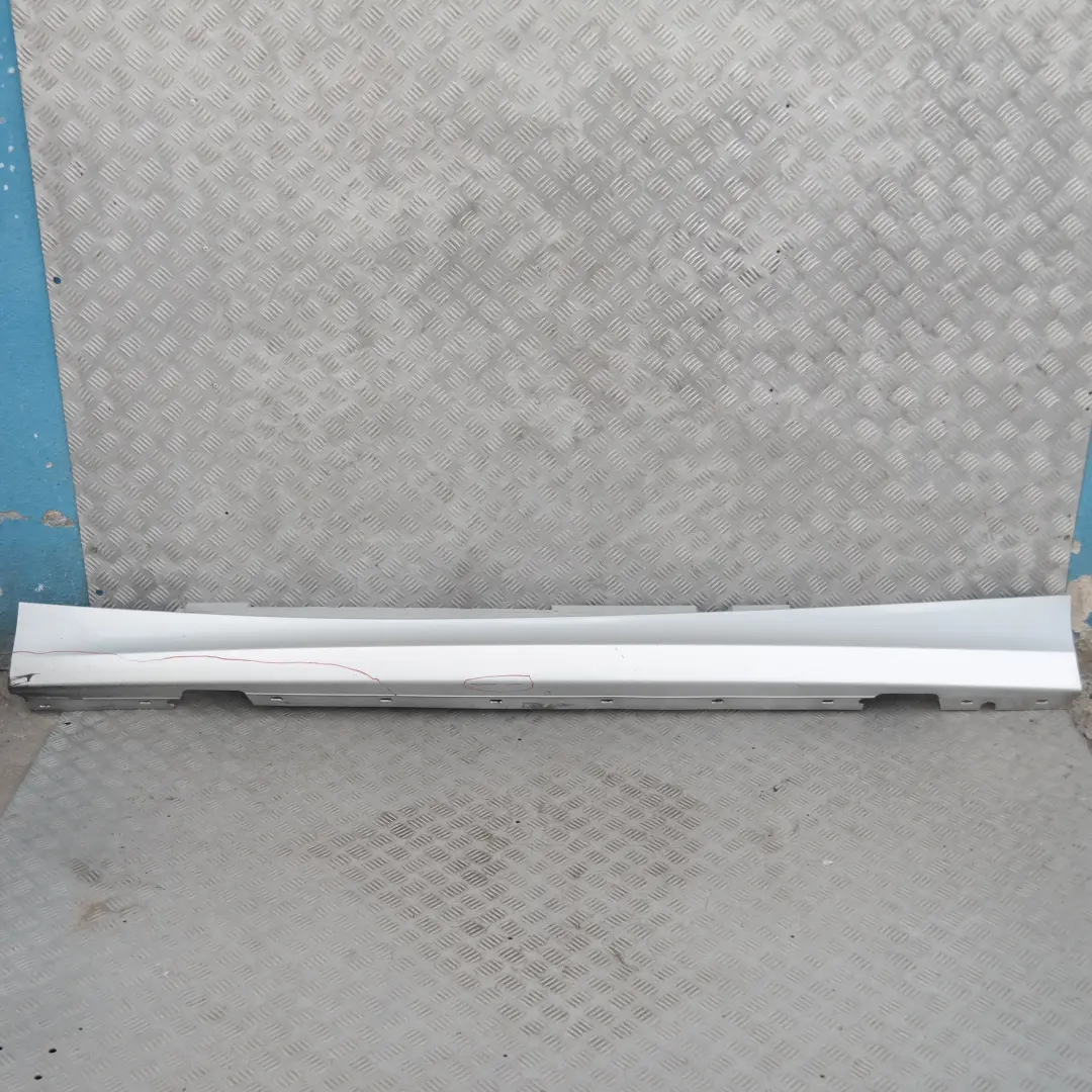 BMW 1 SERIES 14 E87N LCI Sill strip side skirt left N/S Titansilber Silver 354 - SKU 0036145-TS14 - Part number 36145