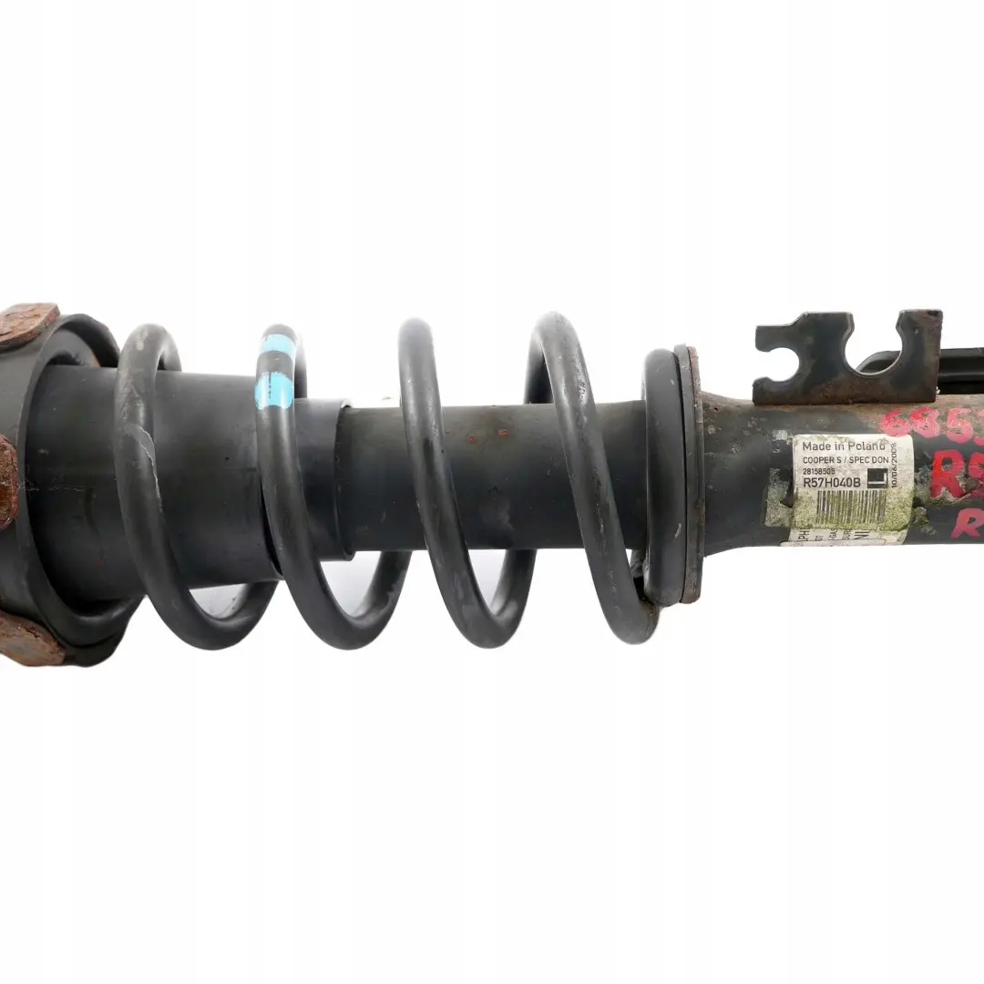 Left N/S Spring Strut Suspension Shock Absorber to BMW Mini R57 Cabrio Rear with Part number 6853970 BMW Mini R57 Cabrio Rear Left N/S Spring Strut Suspension Shock Absorber - SKU 6853970-1 - Part number 6853970