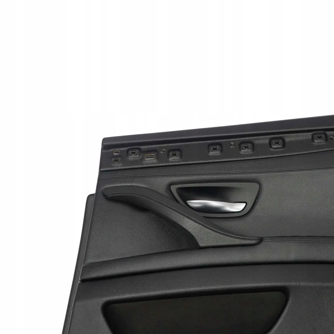 Pannello Portiera Posteriore Destra pelle Nera per BMW F10 F11 con numero di parte 7273280 BMW F10 F11 Pannello Portiera Posteriore Destra pelle Nera - SKU 7273280 - Numero di parte 7273280