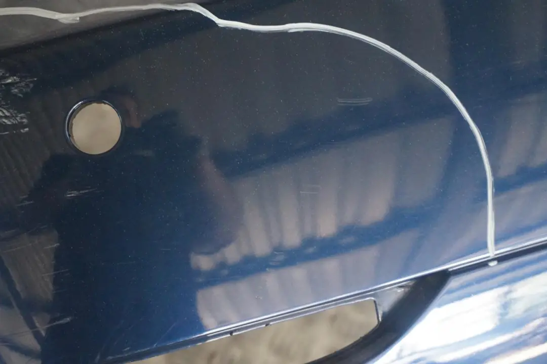 Bumper PDC Mysticblau Mystic Blue Metallic A07 to BMW 5 Series 2 E60 Saloon Rear with Part number 0149318 BMW 5 Series 2 E60 Saloon Rear Bumper PDC Mysticblau Mystic Blue Metallic A07 - SKU 0149318-MYS2 - Part number 0149318