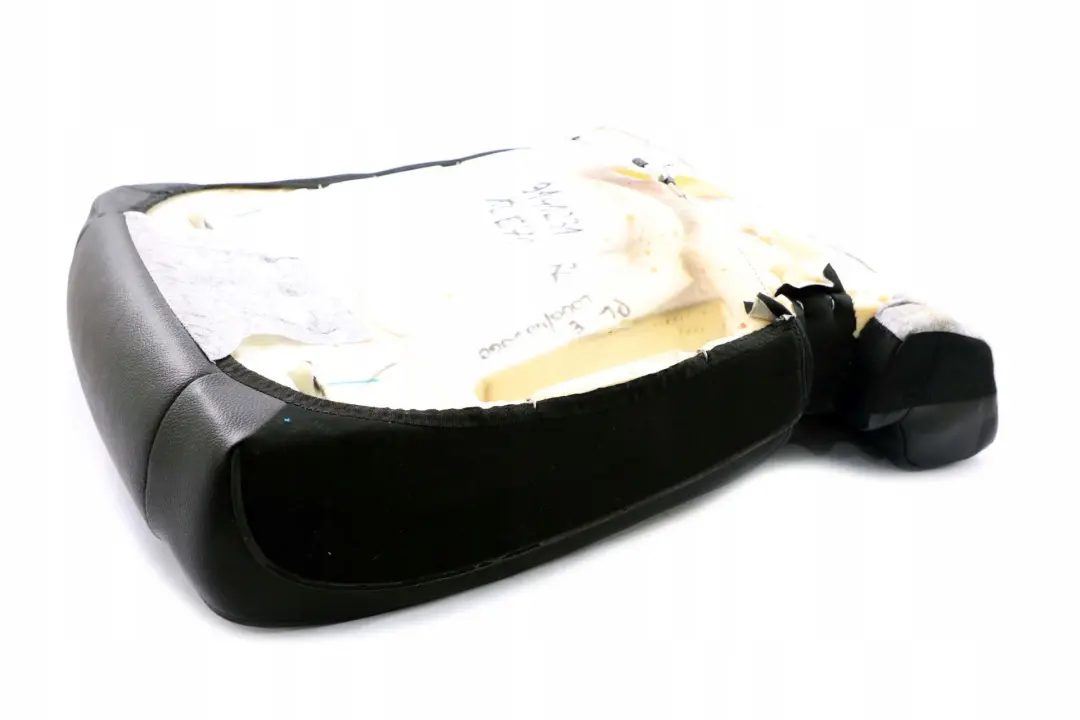 BMW X6 Series E71 Black Leather Rear Left Seat N/S Bench Cover Panel - SKU 9141231 - Part number 9141231