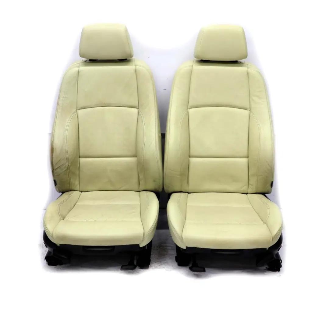BMW Convertible Cabrio Heated M Sport Lemon Leather Interior Seats Door Card - SKU E88 M Sport Lemon Leather Seats - Part number E88
