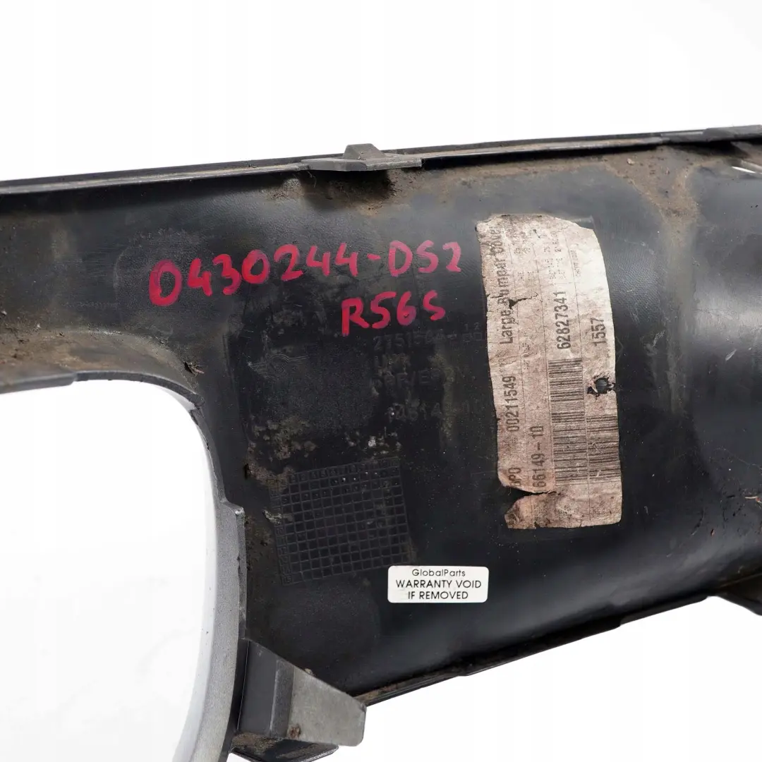 Frontstoßstange Blende Rechts Dunkel Silber 871 für BMW Mini Cooper S R55 R56 R57 mit Teilenummer 0430244 BMW Mini Cooper S R55 R56 R57 Frontstoßstange Blende Rechts Dunkel Silber 871 - SKU 0430244-DS2 - Teilenummer 0430244