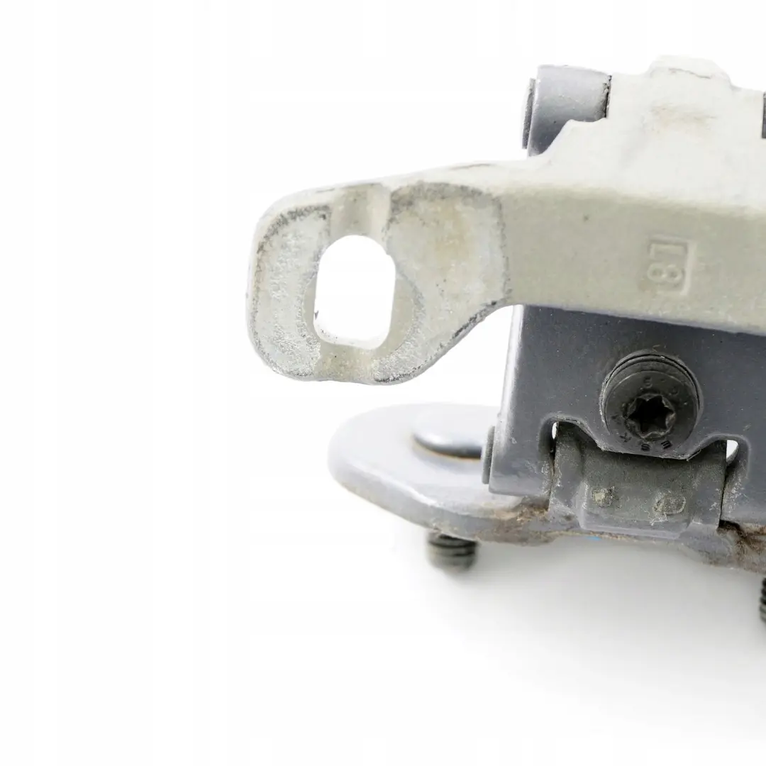 Left Trunk Lid Hinge Tailgate N/S Quarzblau Blue - A18 to BMW 1 E81 E87 LCI with Part number 7067219 BMW 1 E81 E87 LCI Left Trunk Lid Hinge Tailgate N/S Quarzblau Blue - A18 - SKU 7067219-QB - Part number 7067219
