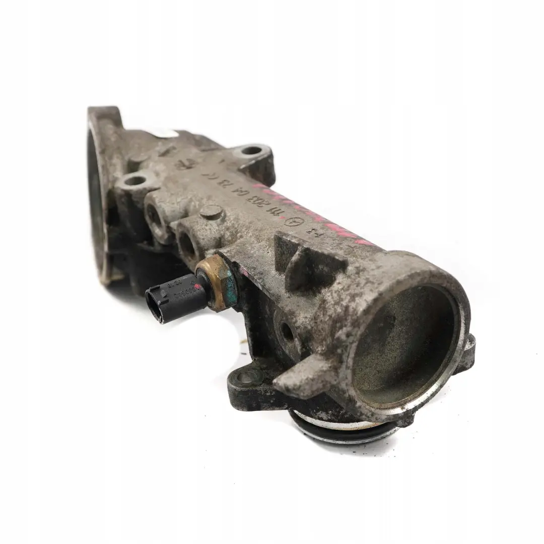 Mercedes-Benz W202 W203 W210 M111 Thermostatgehäuse Kühlwasser A1112030473 für mit Teilenummer A1112001303 Mercedes-Benz W202 W203 W210 M111 Thermostatgehäuse Kühlwasser A1112030473 - SKU A1112001303 - Teilenummer A1112001303