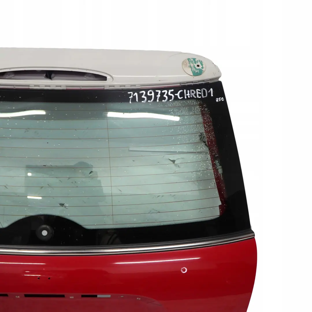 Heckklappe Chili Red Rot - 851 für BMW Mini Cooper R50 R53 mit Teilenummer 7139735 BMW Mini Cooper R50 R53 Heckklappe Chili Red Rot - 851 - SKU 7139735-CHRED1 - Teilenummer 7139735