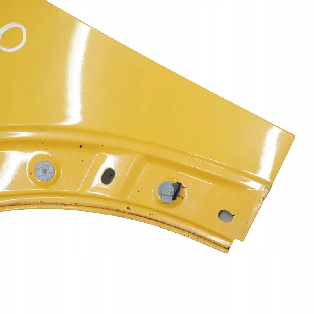 Seitenwand vorne links Kotflügel Mellow Yellow Gelb für BMW Mini R55 R56 R57 4 mit Teilenummer 2754725 BMW Mini R55 R56 R57 4 Seitenwand vorne links Kotflügel Mellow Yellow Gelb - SKU 2754725-MY4 - Teilenummer 2754725