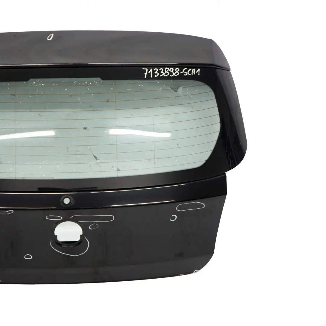 Genuine BMW 1 SERIES 1 E81 E87 E87N Trunk Lid Tailgate Boot Lid Black Schwarz 2 - SKU 7133898-SCH1 - Part number 7133898