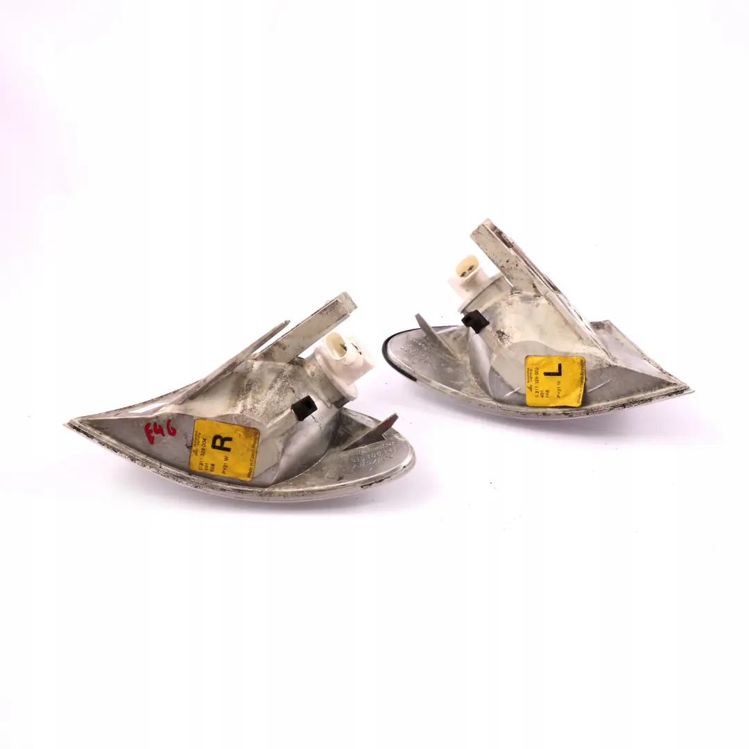 Front Right Left N/O/S Turn Indicator Lamp White Set to BMW 3 E46 Saloon Touring with Part number 6902769 BMW 3 E46 Saloon Touring Front Right Left N/O/S Turn Indicator Lamp White Set - SKU 6902769-1 - Part number 6902769
