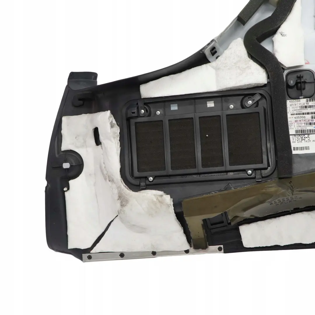  Mercedes-Benz M ML W163 Trasero Derecho Trunk Interior Panel Trim Antracita - SKU A1636901853 - Número de pieza A1636901853