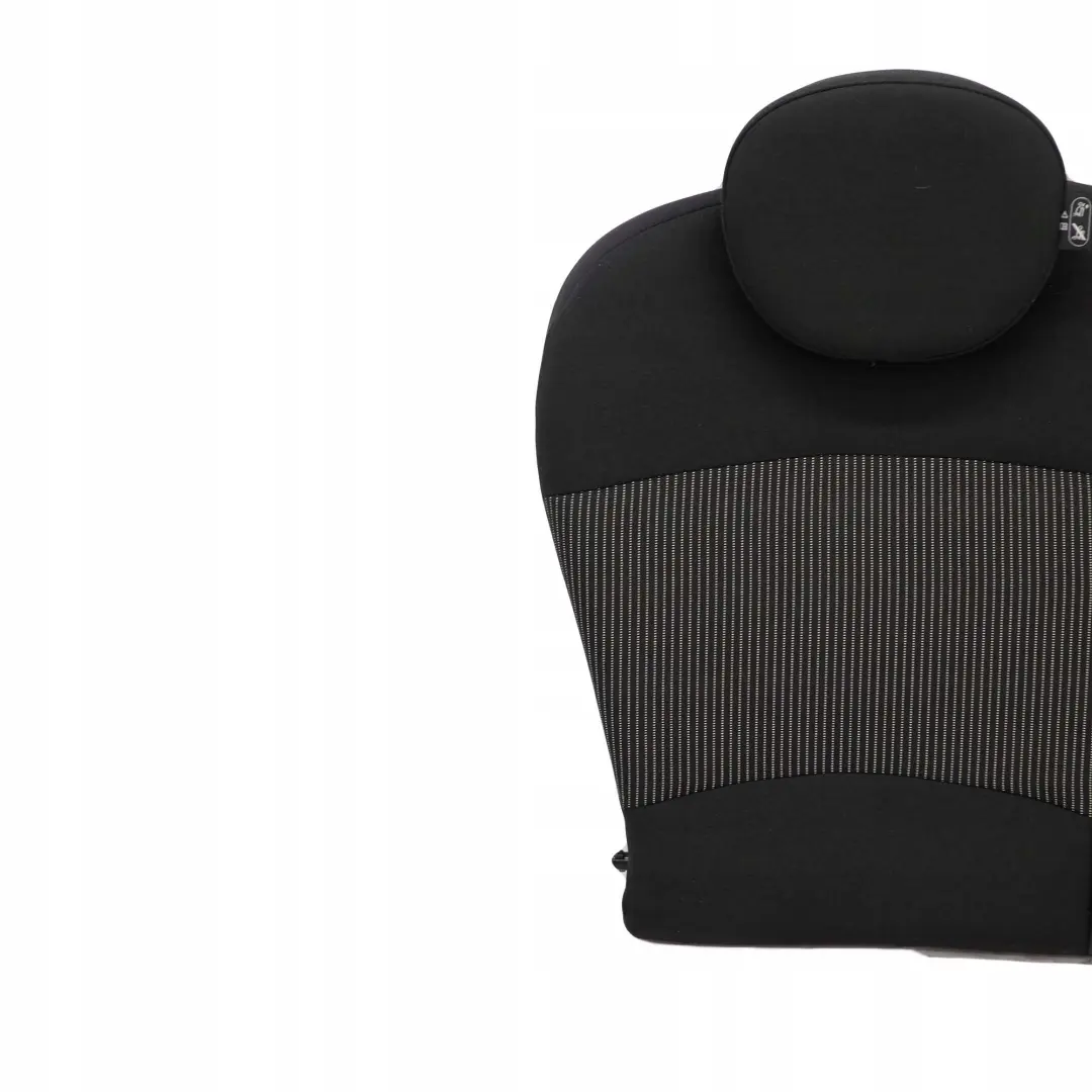 Right O/S Cloth Leather Seat Cushion Backrest Black to Mini Clubman R55 Rear with Part number 7233806 Mini Clubman R55 Rear Right O/S Cloth Leather Seat Cushion Backrest Black - SKU 7233806-1 - Part number 7233806