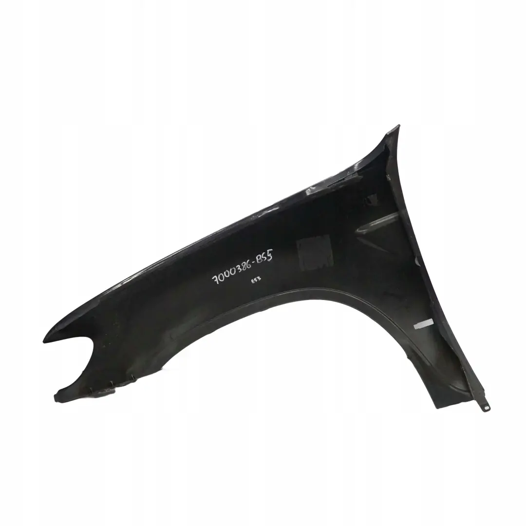 Side Panel Wing Fender Front Right Black Sapphire para BMW E53 con número de pieza 7000386 BMW E53 Side Panel Wing Fender Front Right Black Sapphire - SKU 7000386-BS5 - Número de pieza 7000386