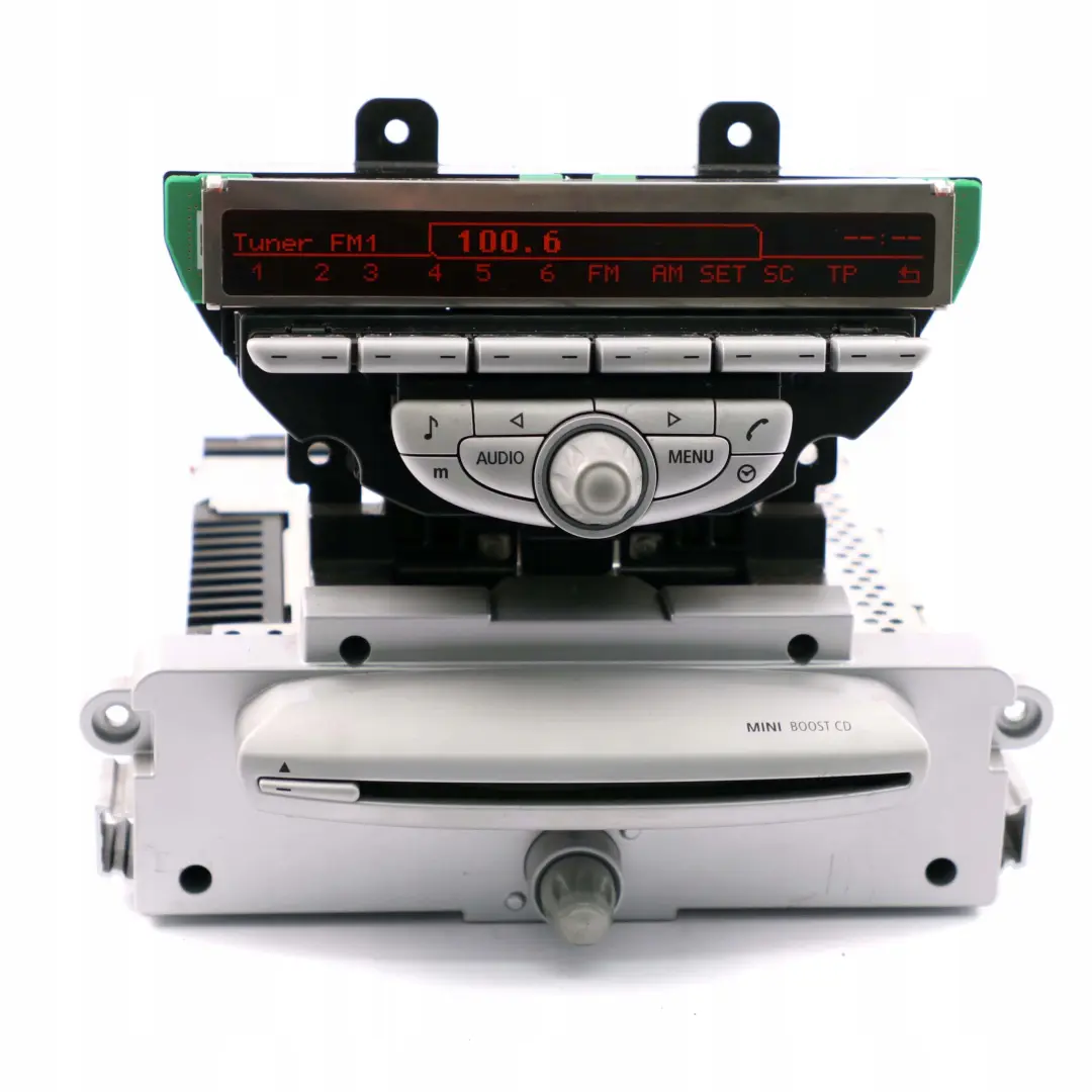 Radio Boost CD Player Head Unit to BMW Mini Cooper One 2 R55 R56 R57 with Part number 3452681 BMW Mini Cooper One 2 R55 R56 R57 Radio Boost CD Player Head Unit - SKU 3452681-2 - Part number 3452681