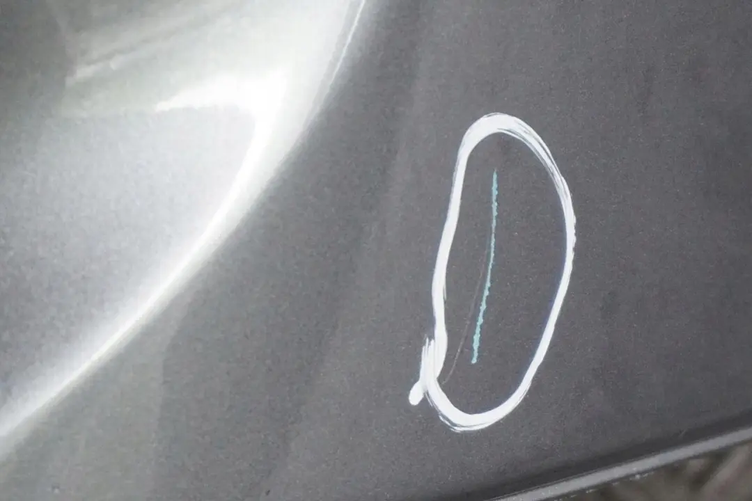 BMW 5 Series E60 2 Saloon Rear Bumper PDC Silbergrau Grey Metallic - A08 - SKU 0149318-SBG2 - Part number 0149318