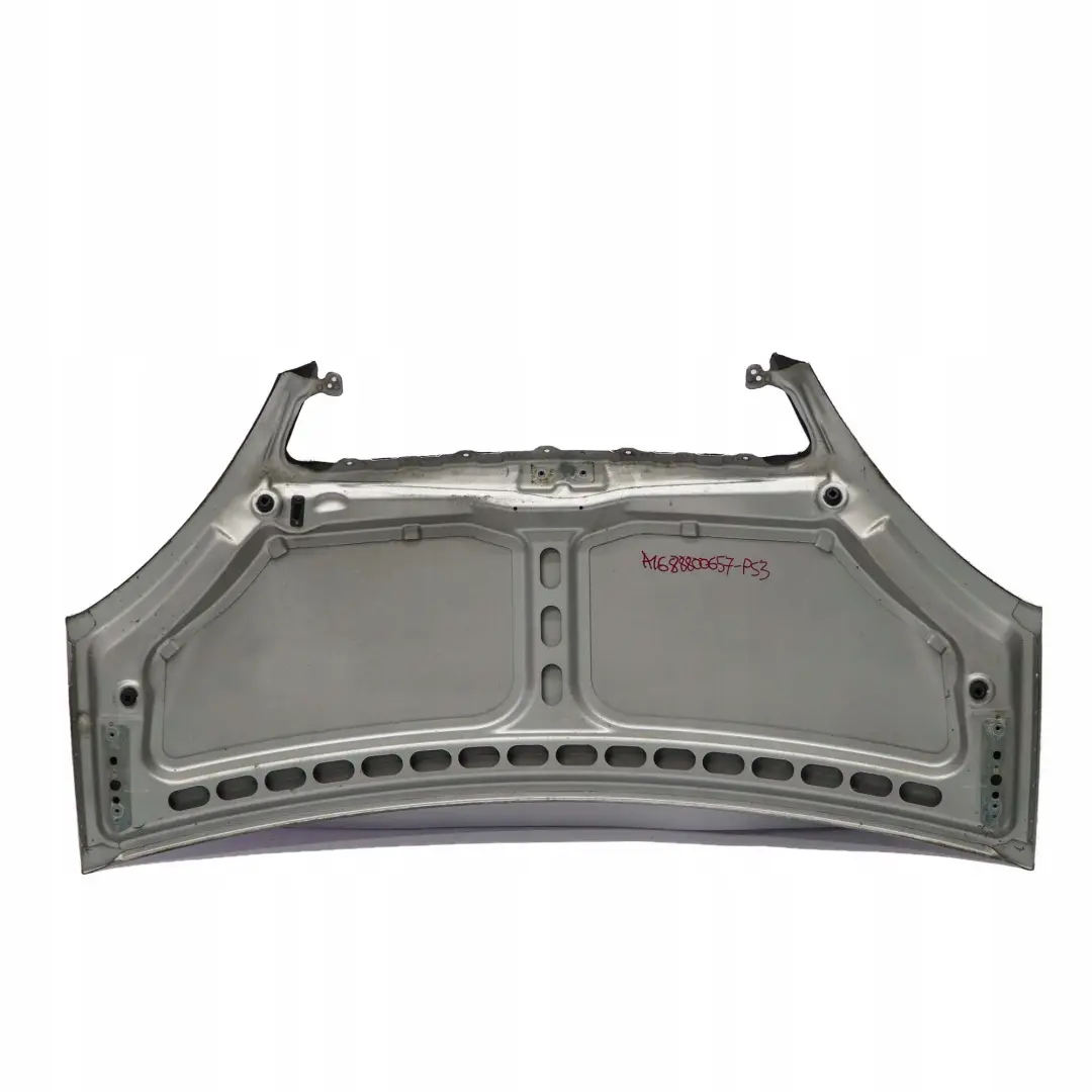  Mercedes-Benz A-Class 3 W168 Hood Bonnet Trim Panel Polar Silver Metallic - 761 - SKU A1688800657-PS3 - Part number A1688800657