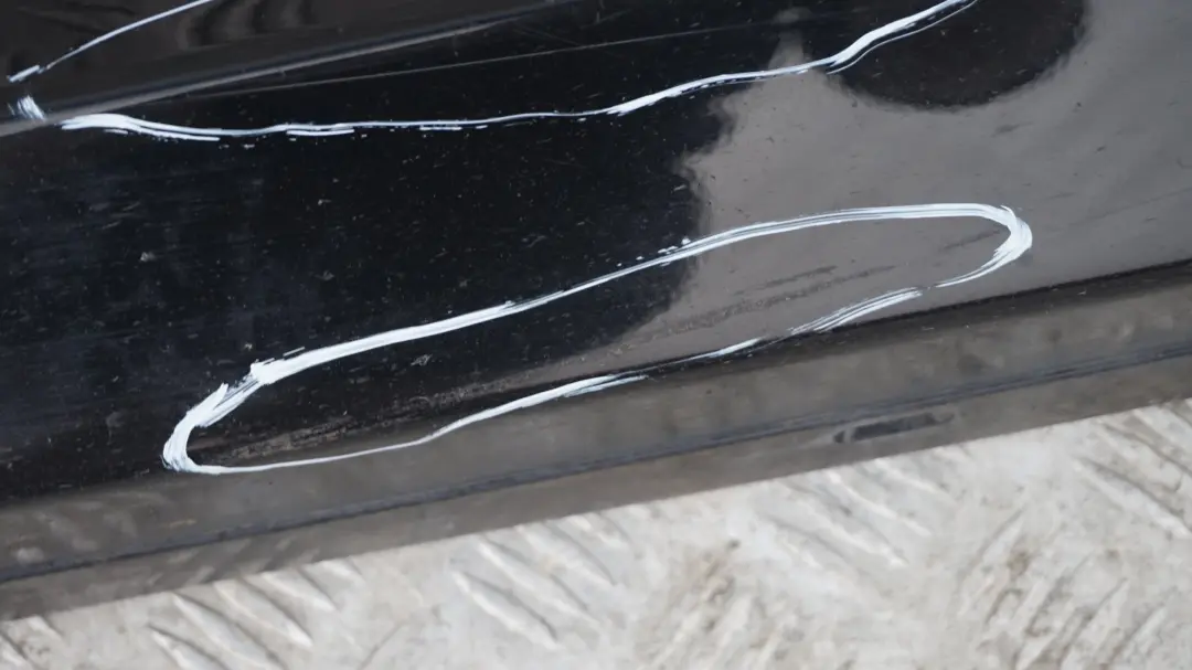 BMW E87 LCI Listello Portiera Apertura Gonna SX Nero - SKU 0036145-SCH10 - Numero di parte 36145