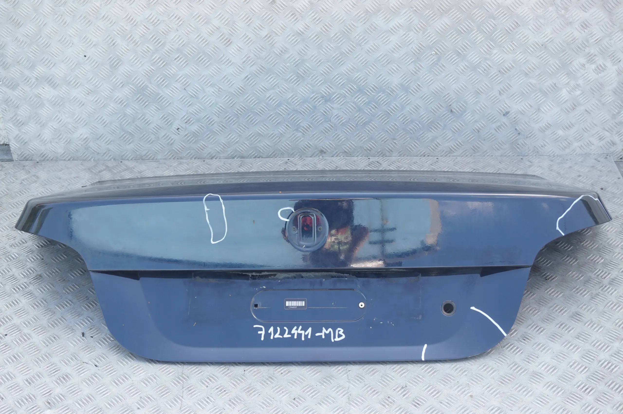 BMW 5 Series E60 Trunk Boot Lid Tailgate Monacoblau Monaco Blue Metallic - A35