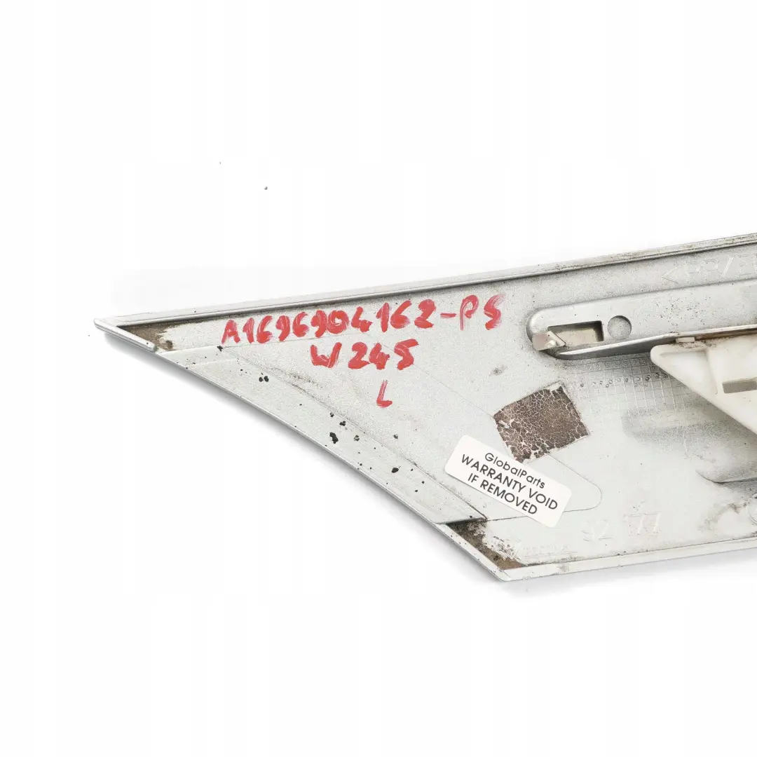  Mercedes-Benz W245 Schutzstreifen a Gauche Aile Arriere Polar Silver Metallique - SKU A1696904162-PS - Numéro de pièce A1696904162