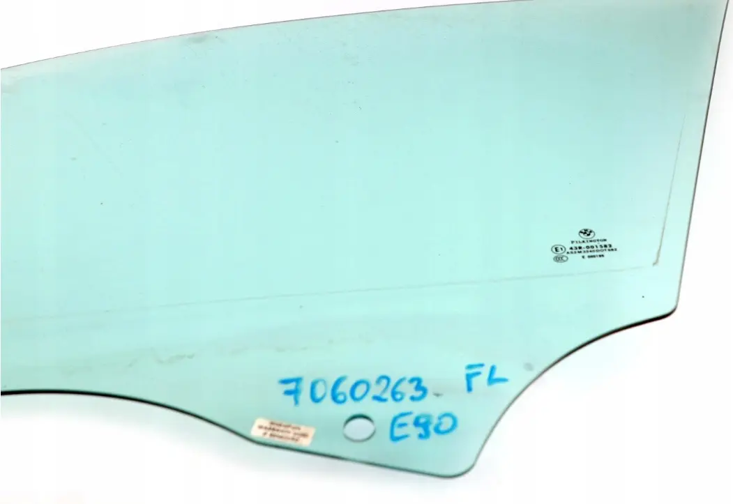 BMW 3 Series E90 E91 Front Left Door N/S Window Glass AS2 Green - SKU 7060263 - Part number 7060263