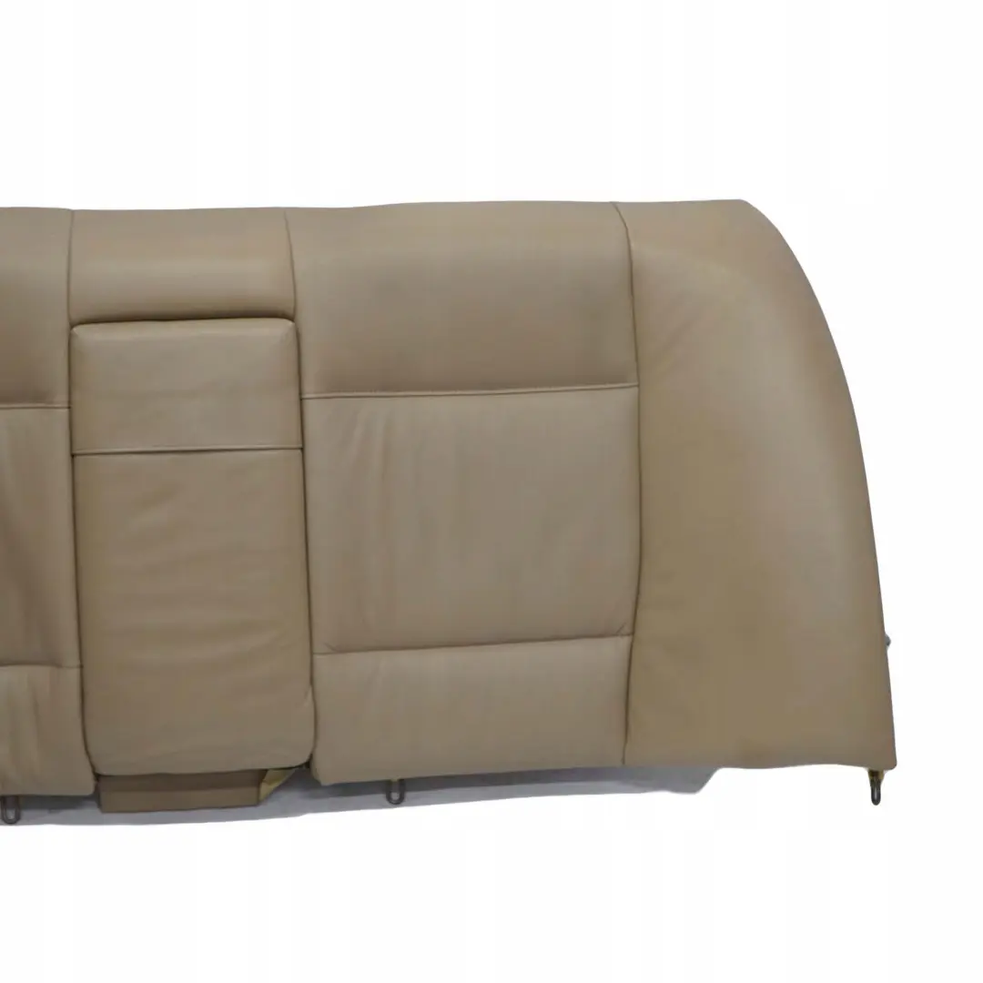 Back Backrest Cover Leather Montana Light Beige to BMW 3 E46 Saloon Rear Seat with Part number 8225910 BMW 3 E46 Saloon Rear Seat Back Backrest Cover Leather Montana Light Beige - SKU 8225910 - Part number 8225910