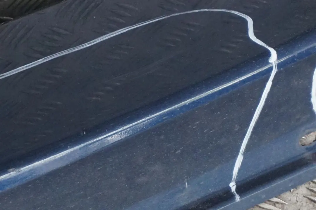 Door Sill Cover Side Skirt Left N/S Tiefseeblau Blue - A76 to BMW 5 E60 E61 LCI with Part number 0422464 BMW 5 E60 E61 LCI Door Sill Cover Side Skirt Left N/S Tiefseeblau Blue - A76 - SKU 0422464-DSB - Part number 0422464