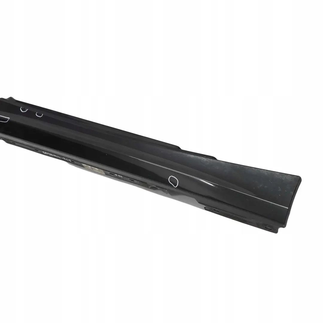 BMW E87 LCI Listello Portiera Apertura Gonna Dx Black Zaffiro - SKU 0036144-BS7 - Numero di parte 51770036144
