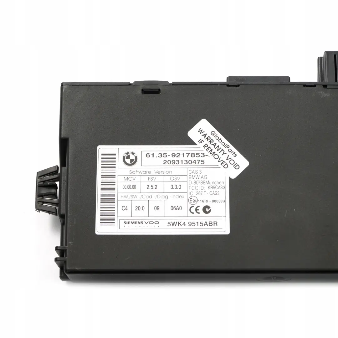 BMW E87 LCI E90 116d 316d N47 Engine ECU KIT DDE + CAS3 + Key Manual - SKU 8506281-2 - Part number 8506281