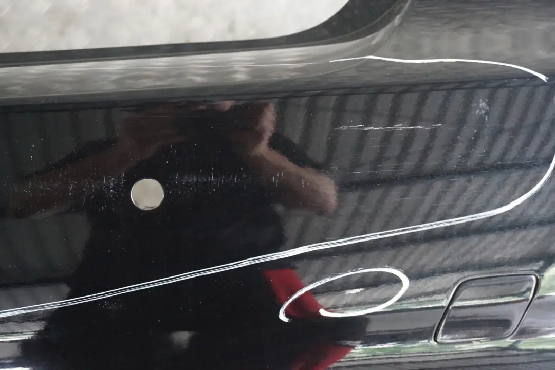 BMW E82 E88 Zderzak tylny tył pdc schwarz - SKU 0036630-SCH - Numer Części 0036630
