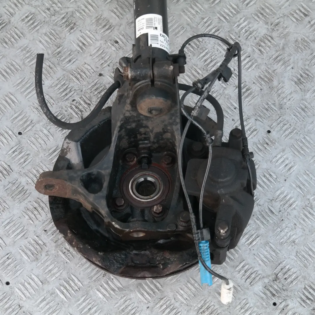 Front Left N/S Leg Brake Suspension Hub Set to BMW Mini R56 Cooper D W16 1.6 109 HP with Part number 6782207 BMW Mini R56 Cooper D W16 1.6 109 HP Front Left N/S Leg Brake Suspension Hub Set - SKU 6782207-2 - Part number 6782207