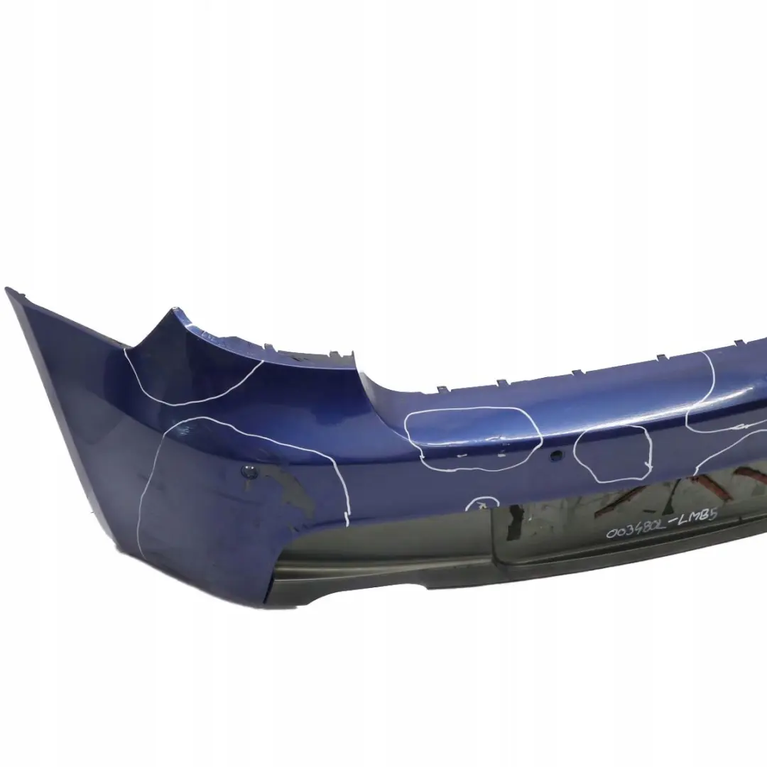 Bumper Trim Panel PDC Le Mans Blau Blue 381 to BMW E81 E87 LCI M Sport Rear with Part number 0034802 BMW E81 E87 LCI M Sport Rear Bumper Trim Panel PDC Le Mans Blau Blue 381 - SKU 0034802-LMB5 - Part number 0034802