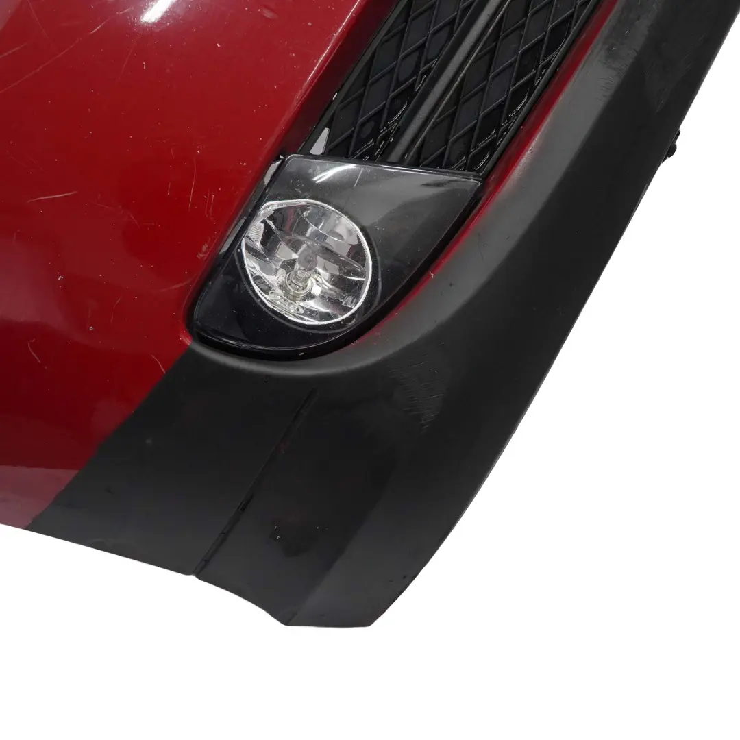 BMW 3 E90 E91 LCI Front Bumper Trim Panel Complete Karmesinrot Crimson Red A61 - SKU 0036837-KAR - Part number 0036838