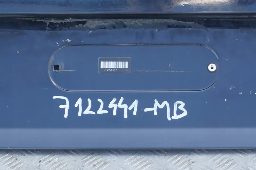 BMW 5 Series E60 Trunk Boot Lid Tailgate Monacoblau Monaco Blue Metallic - A35 - SKU 7122441-MB - Part number 7122441