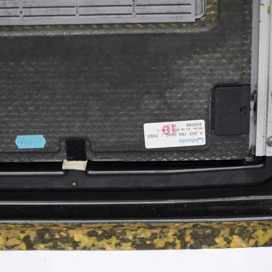  Mercedes-Benz C-Class W203 Sliding Roof Sunroof Mechanism Window Glass POLSKA - SKU A2037800329 - Part number A2037800329