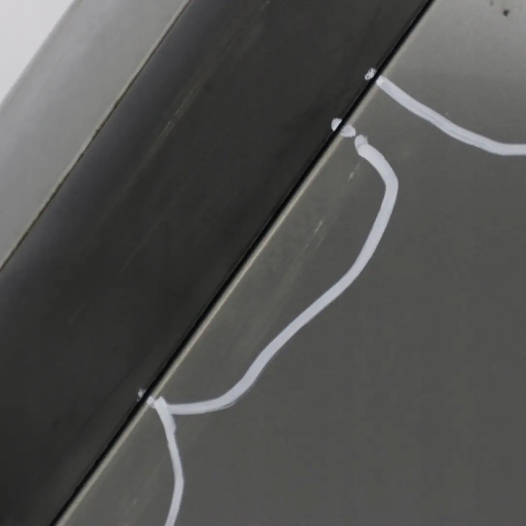 BMW 3 E46 Saloon M Sport Rear Bumper Trim Panel Silbergrau Grey Metallic - A08 - SKU 0002105-SBG - Part number 0002105