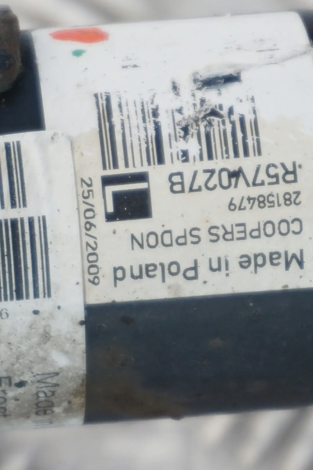 MINI R57 Cabrio S Amortyzator zwrotnica lewy N14 - SKU 6789553-1 - Numer Części 6789553
