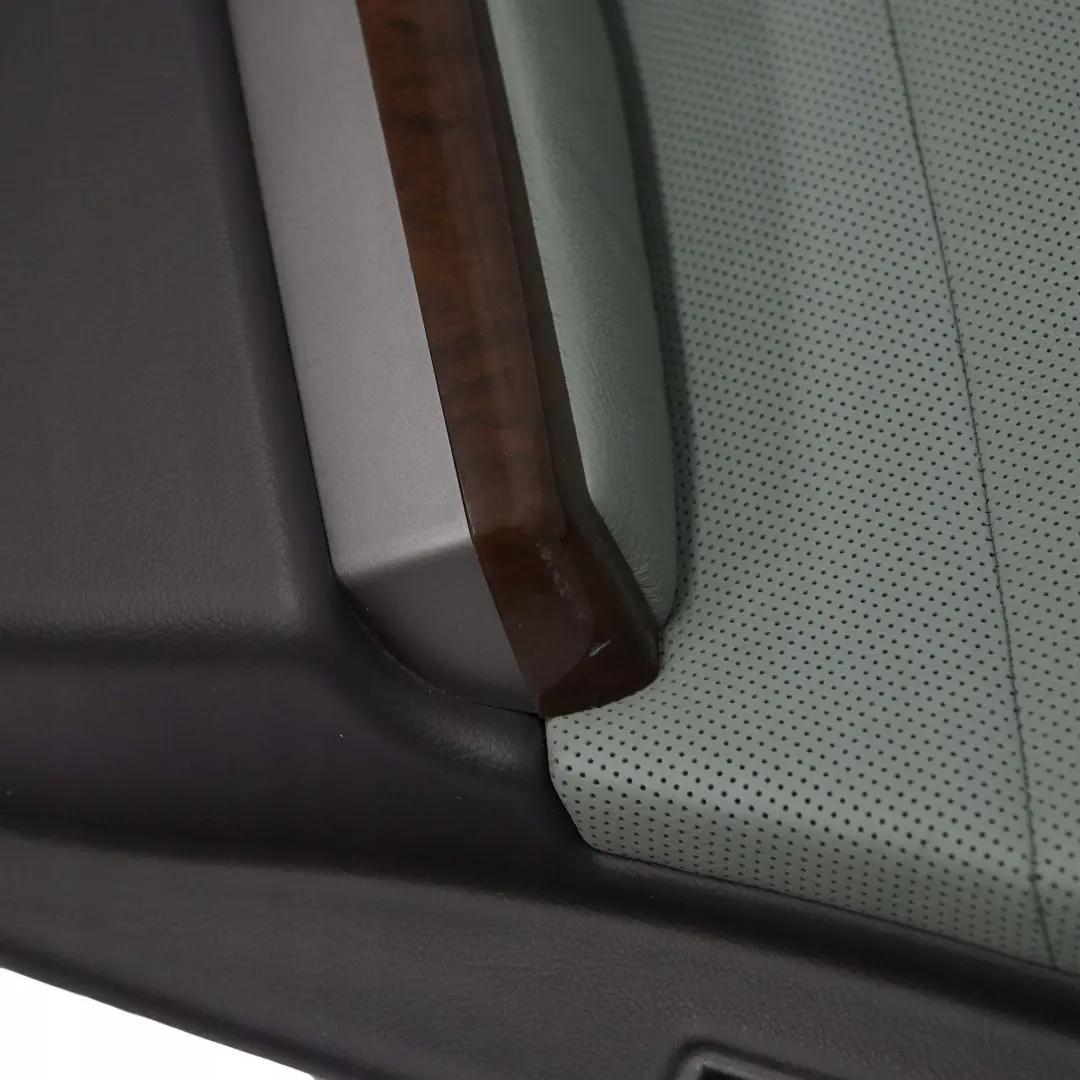 Trasera Derecha O / S Tarjeta De Puerta De cuero Nasca Verde Forro Trim para BMW E65 con número de pieza 7144160 BMW E65 Trasera Derecha O / S Tarjeta De Puerta De cuero Nasca Verde Forro Trim - SKU 7144160 - Número de pieza 7144160