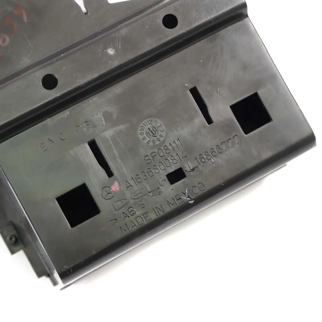 Mercedes-Benz M ML W163 Armrest Cup Holder Housing Centre Console Wooden Cover to with Part number A1636831175 Mercedes-Benz M ML W163 Armrest Cup Holder Housing Centre Console Wooden Cover - SKU A1636831175-1 - Part number A1636831175