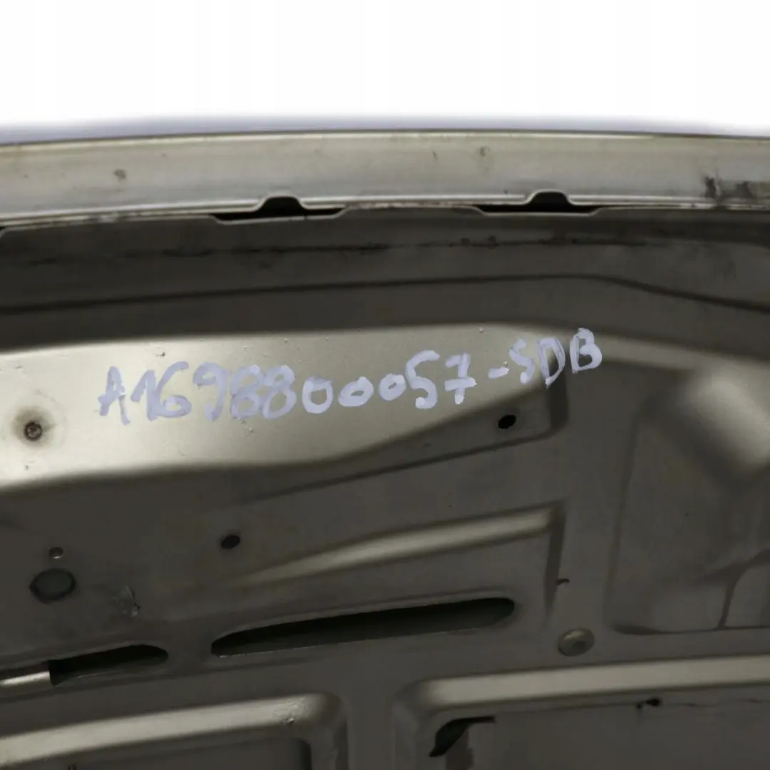 Mercedes-Benz A-Class W169 Hood Bonnet Trim Panel Sand Dune Beige - 791 to with Part number A1698800057 Mercedes-Benz A-Class W169 Hood Bonnet Trim Panel Sand Dune Beige - 791 - SKU A1698800057-SDB - Part number A1698800057