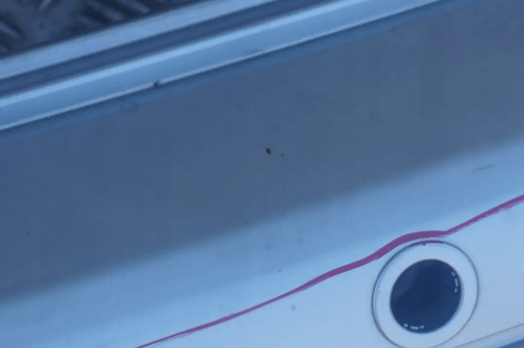 Bumper Trim Panel PDC Pure Silver Metallic - 900 to BMW MINI Cooper R50 Rear with Part number 0697799 BMW MINI Cooper R50 Rear Bumper Trim Panel PDC Pure Silver Metallic - 900 - SKU 0697799-PS - Part number 0697799