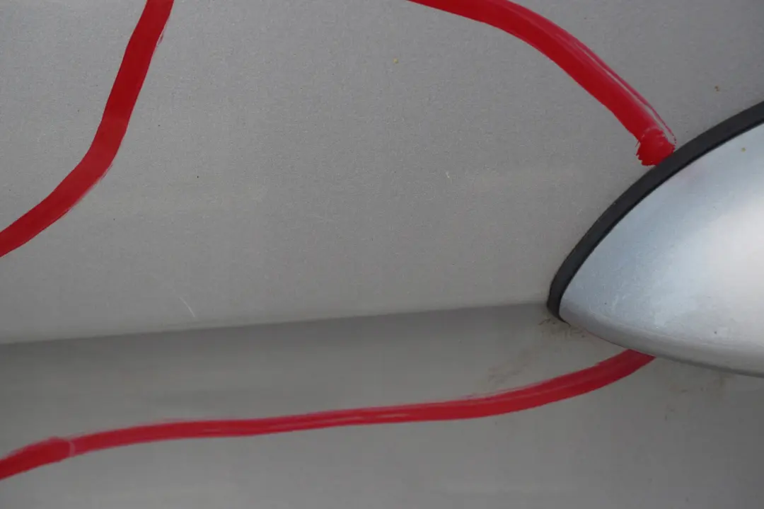 BMW X5 er 7 E53 Beifahrer Tür hinten rechts Titansilber Titan Silber Metallic - SKU 8256828-TS7 - Teilenummer 8256828