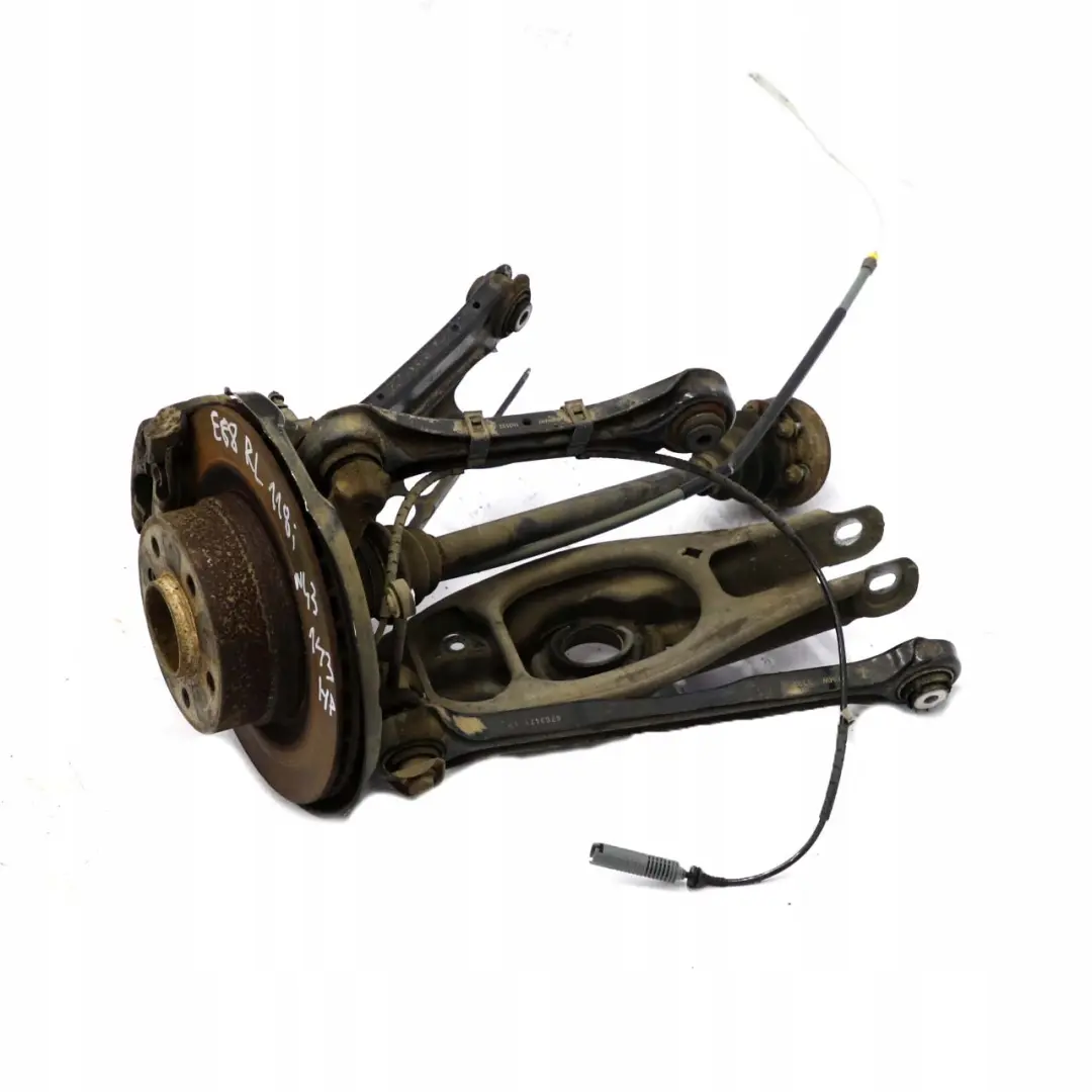 N43 Rear Left N/S Spring Strut Leg Brake Suspension Hub to BMW 1 Series E88 118i with Part number 6774809 BMW 1 Series E88 118i N43 Rear Left N/S Spring Strut Leg Brake Suspension Hub - SKU 6774809-10 - Part number 6774809