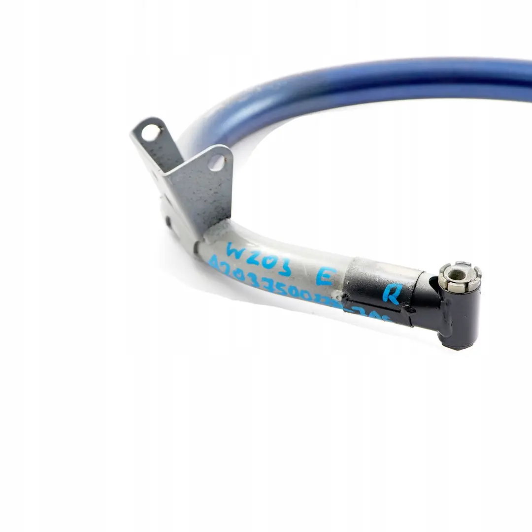  Mercedes-Benz C W203 Scharnier Heckklappe Hinten Rechts Jaspisblau Blau - 345 - SKU A2037500228-JAS - Teilenummer A2037500228