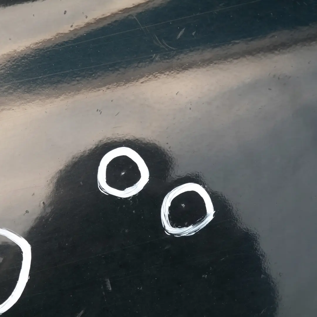 BMW 3 E90 Drzwi lewe tylne tył schwarz II 668 - SKU 7203647-SCH3 - Numer Części 41007203647