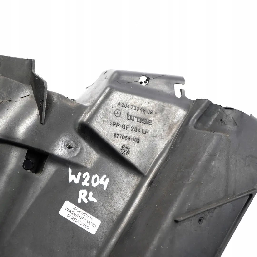 Mercedes W204 Cerradura Puerta Trasera Actuador Cubierta Izquierda - SKU A2047331508 - Número de pieza A2047331508