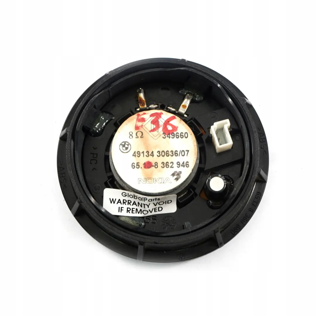 Tür Stereo Hochton Lautsprecher Vorne Links Rechts Grau für BMW 3 er E36 mit Teilenummer 8362946 BMW 3 er E36 Tür Stereo Hochton Lautsprecher Vorne Links Rechts Grau - SKU 8362946 - Teilenummer 8362946