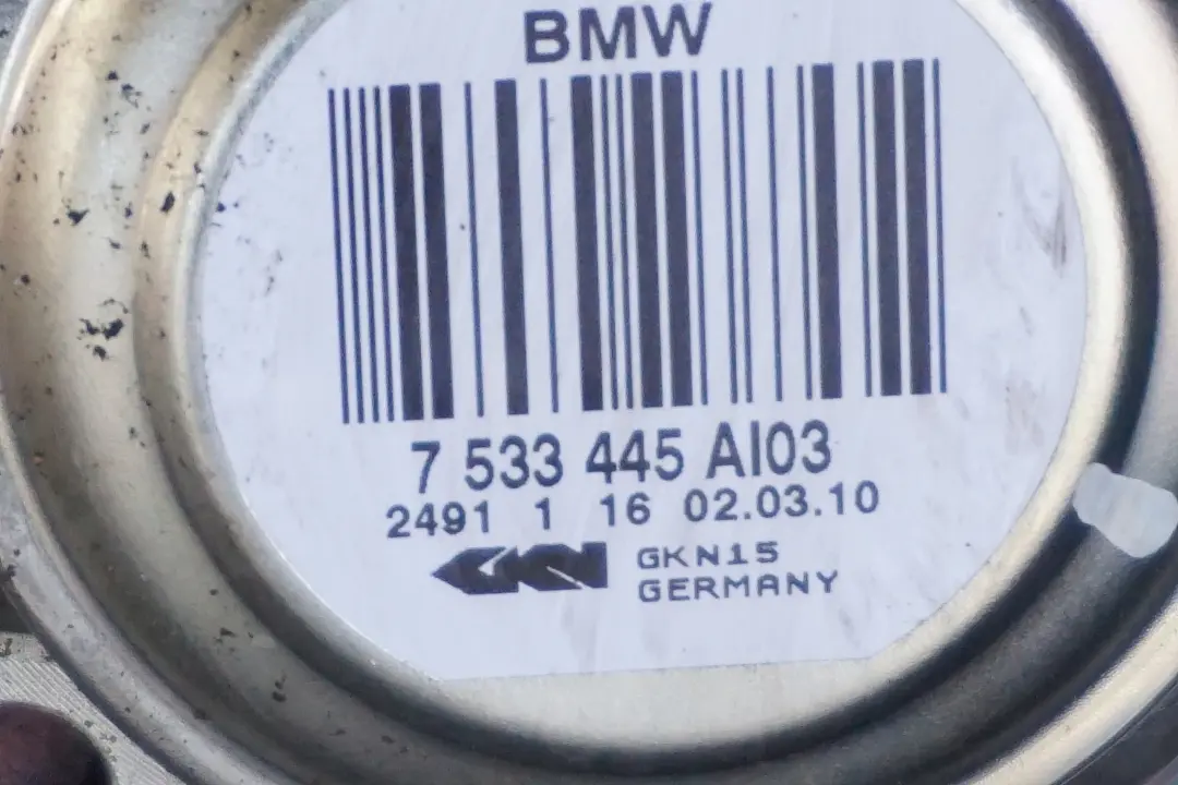 N47 L'Arbre De Sortie Pivotement Arriere Gauche etrier BMW 1 E88 118d - SKU 6774809-2 - Numéro de pièce 6774809